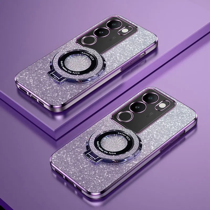 Plating Magnetic Ring Holder P - Vivo Y28 ulasan dan harga