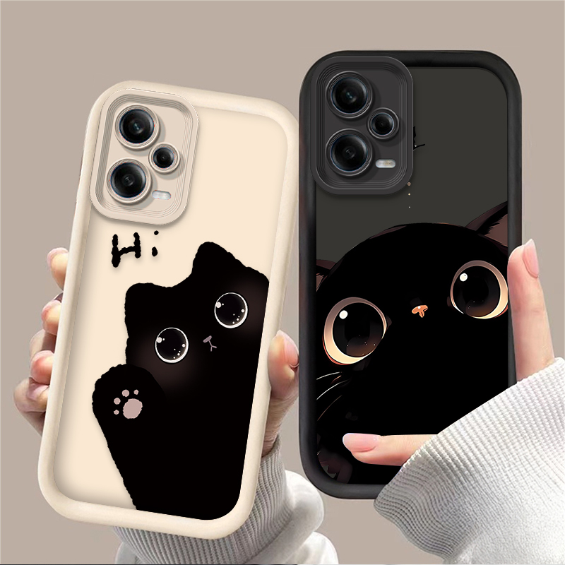 Lovely Big Eyed Cat Phone Case - Xiaomi Redmi Note 13 ulasan dan harga