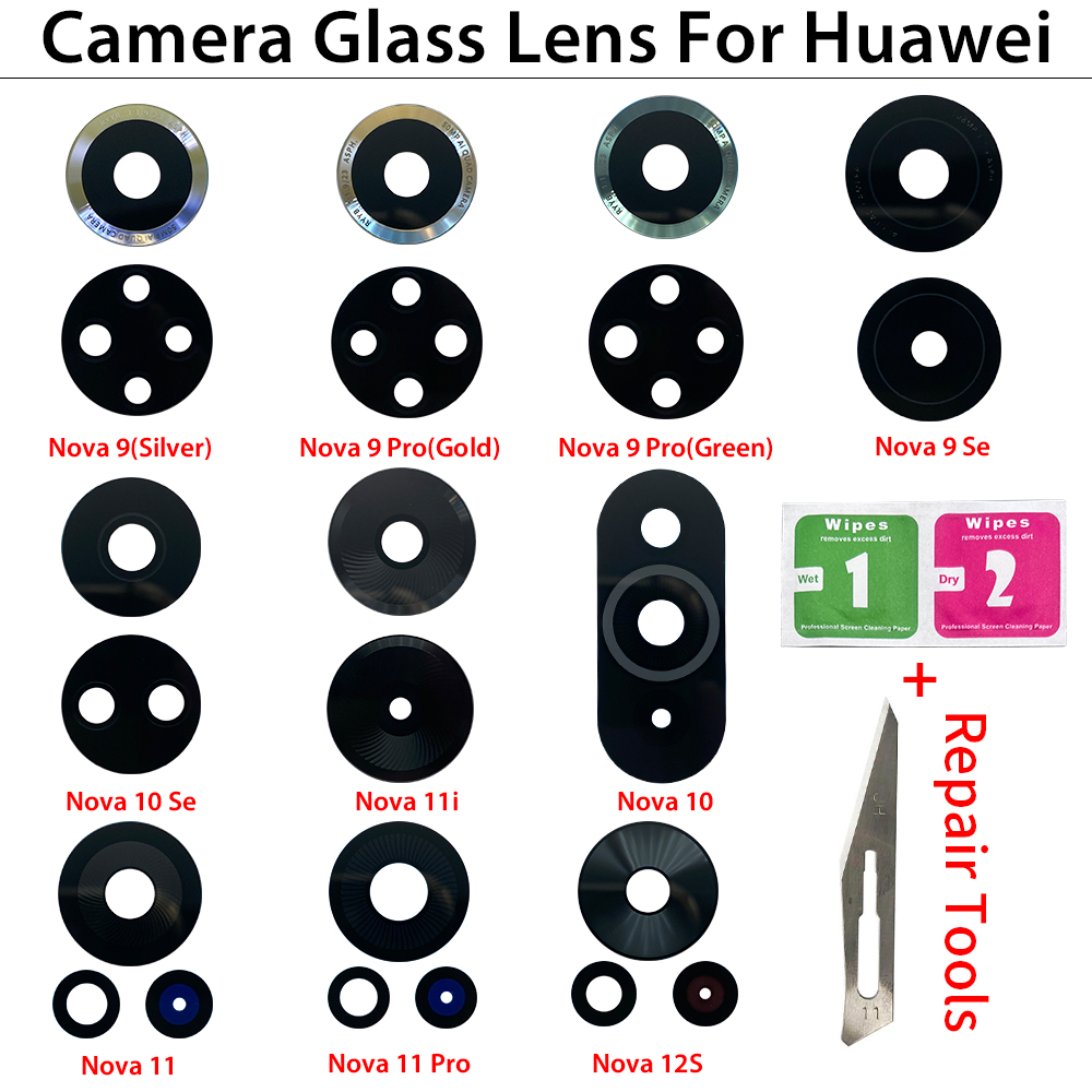 10 PCS Rear Back Camera Glass  - Huawei Nova 12 ulasan dan harga