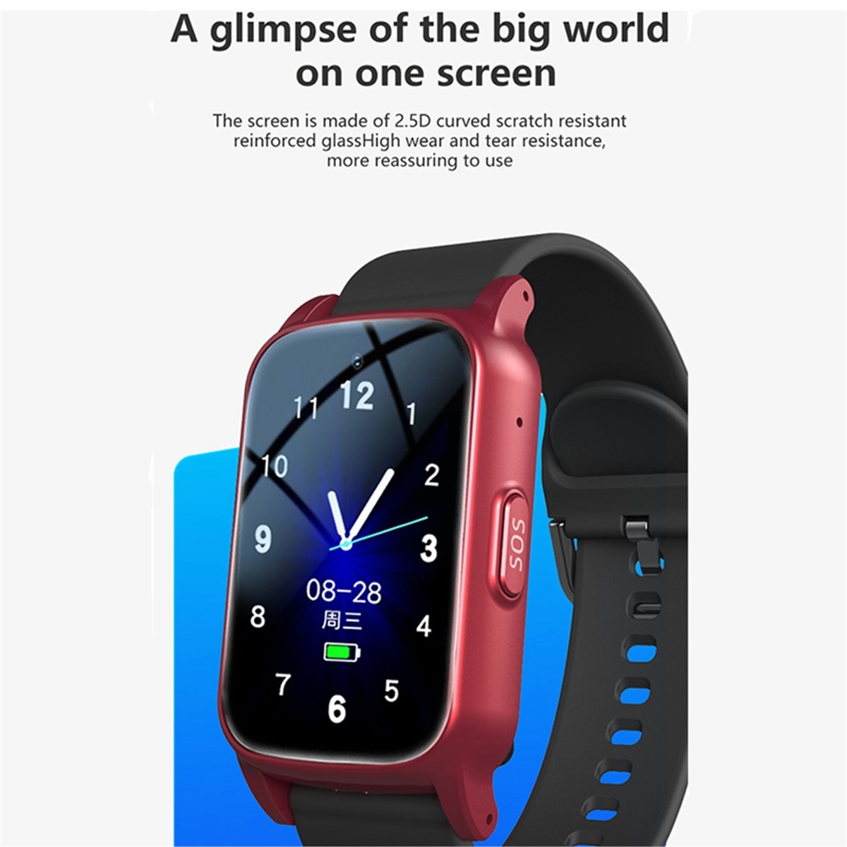 4G Elderly Smart Watch with GP - Fall Detection Watch ulasan dan harga