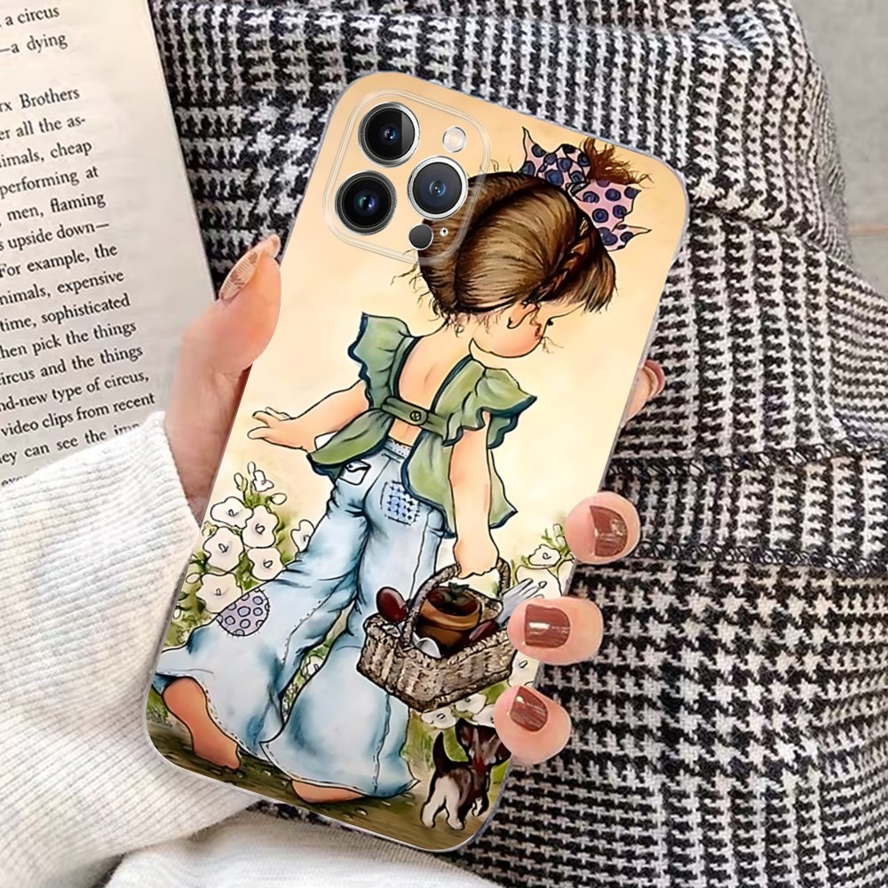 Sarah Kay Girl Cute Phone Case - Vivo Y28 ulasan dan harga