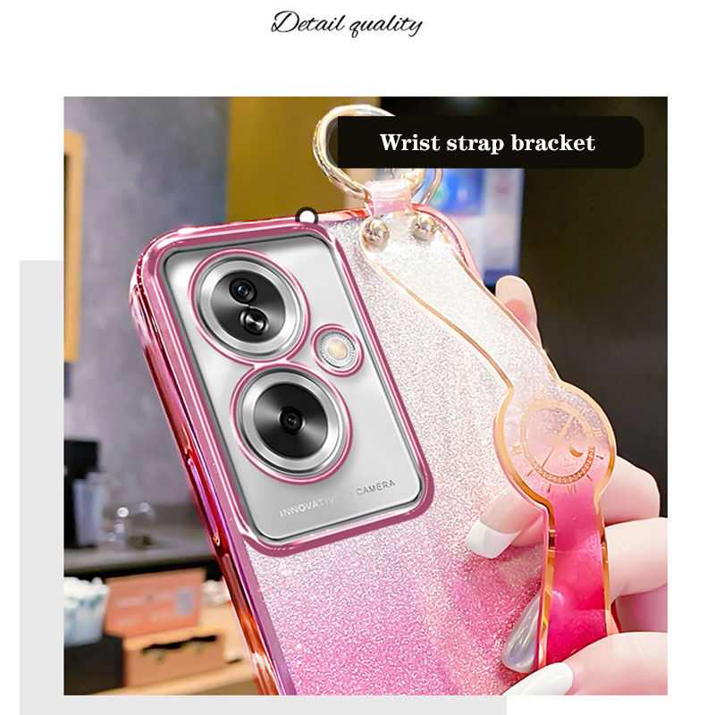 A79 5G Luxury Bling Wrist Hold - Realme Note 50 ulasan dan harga